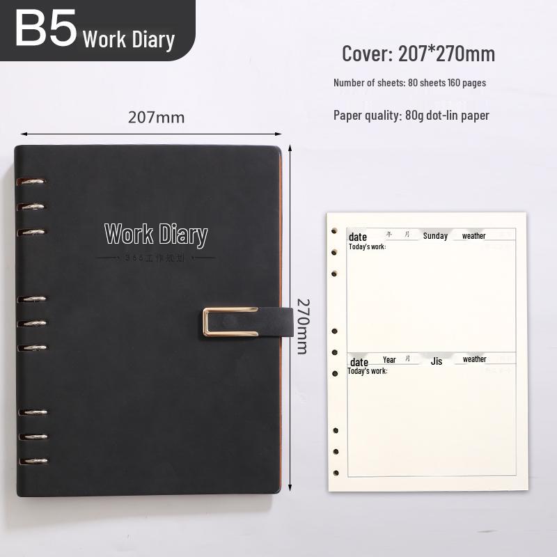 A4 Work Log & Meeting Minutes Book with Custom Printing for Office or Construction Use