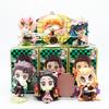 Demon Slayer Anime Figurines, Blind Box Car Ornaments, Desktop Decorations, Tanjiro and Inosuke Figures, PVC Models, and Gifts.