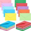 10/50Pcs Colorful Retro Blank Mini Paper Envelopes Wedding Party Invitation Greeting Cards Gift Envelope