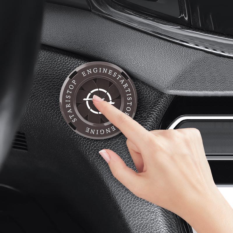 Kovový otočný kruh tlačítka startování auta Autopříslušenství Pro Opel Astra Insignia Vivaro Corsa Mokka Zafira Vectra OPC Vauxhall