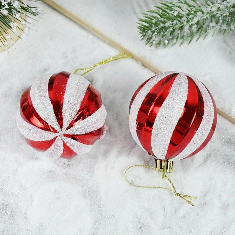 14pcs/set Candy Cane Xmas Tree Hanging Pendants Red Christmas Tree Hanging Ornaments  Natal Gift