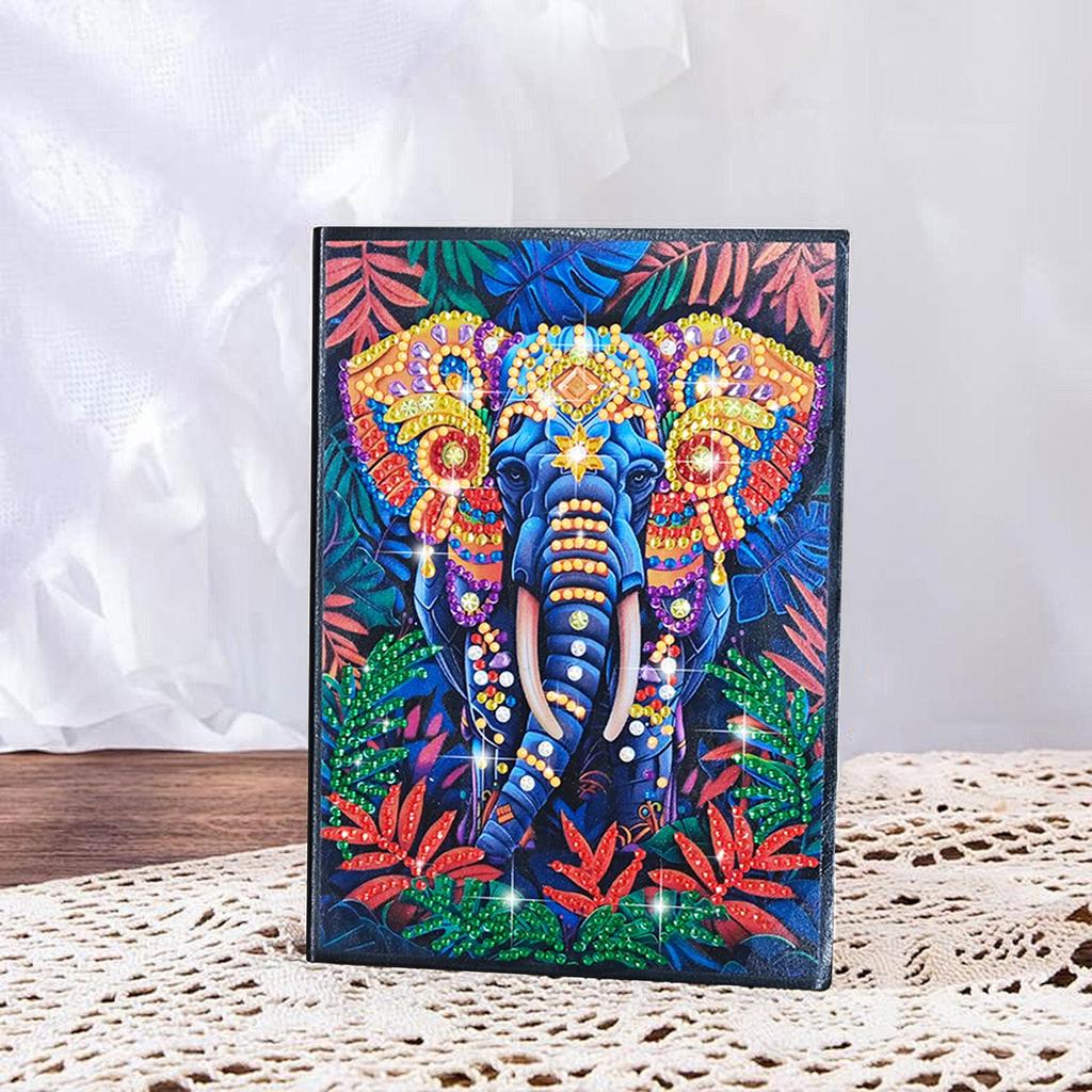 Handmade DIY Xian Porcelain Diamond Painting Notebook: Creative Educational Toy & Gift for Elementary Students, Teachers, and Kids with Stickers