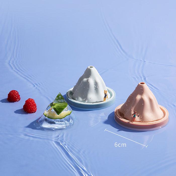 Food Grade Silicone Ice Tray Ice Mold 6cm Heightened Snow Mountain Ice Cube Mold