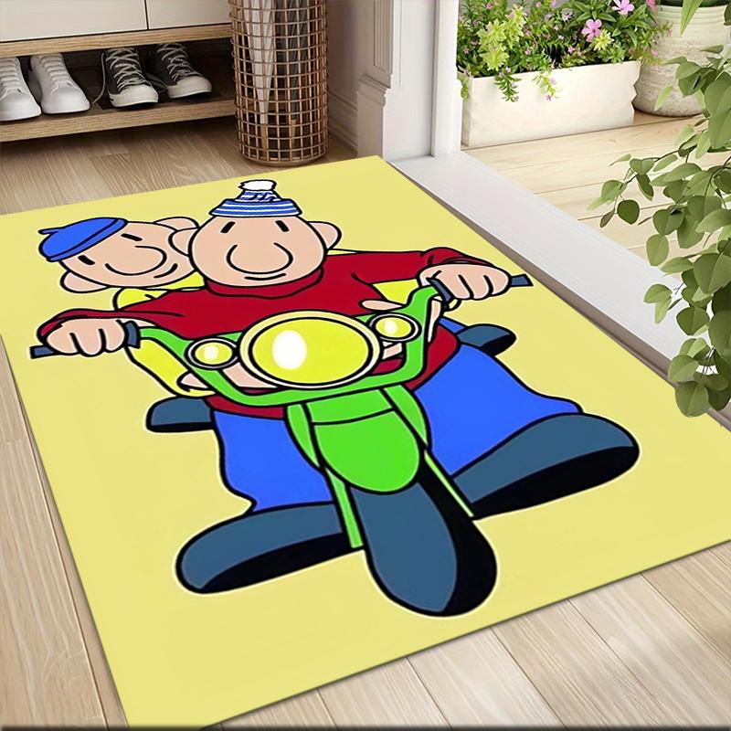 1Pc Bike Ride Adventure Carpet Rug Customizable Soft Washable Antislip Home Living Room Sofa Mats Personalized Rug 091791