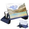 10inch 3D Magnifier Foldable MultiAngle Amplifier Mobile Phone Stand Screen Projector(Bleu )