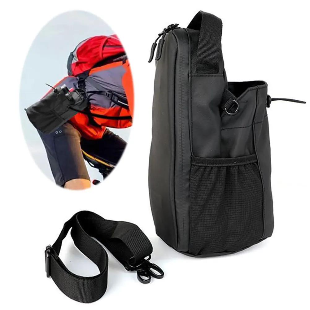 Sports Water Bottle Bag Magnetic Sling Bag Crossbody Water Bottle Pouch Phone Holder Water Bottle Carrier Bag for Men Women