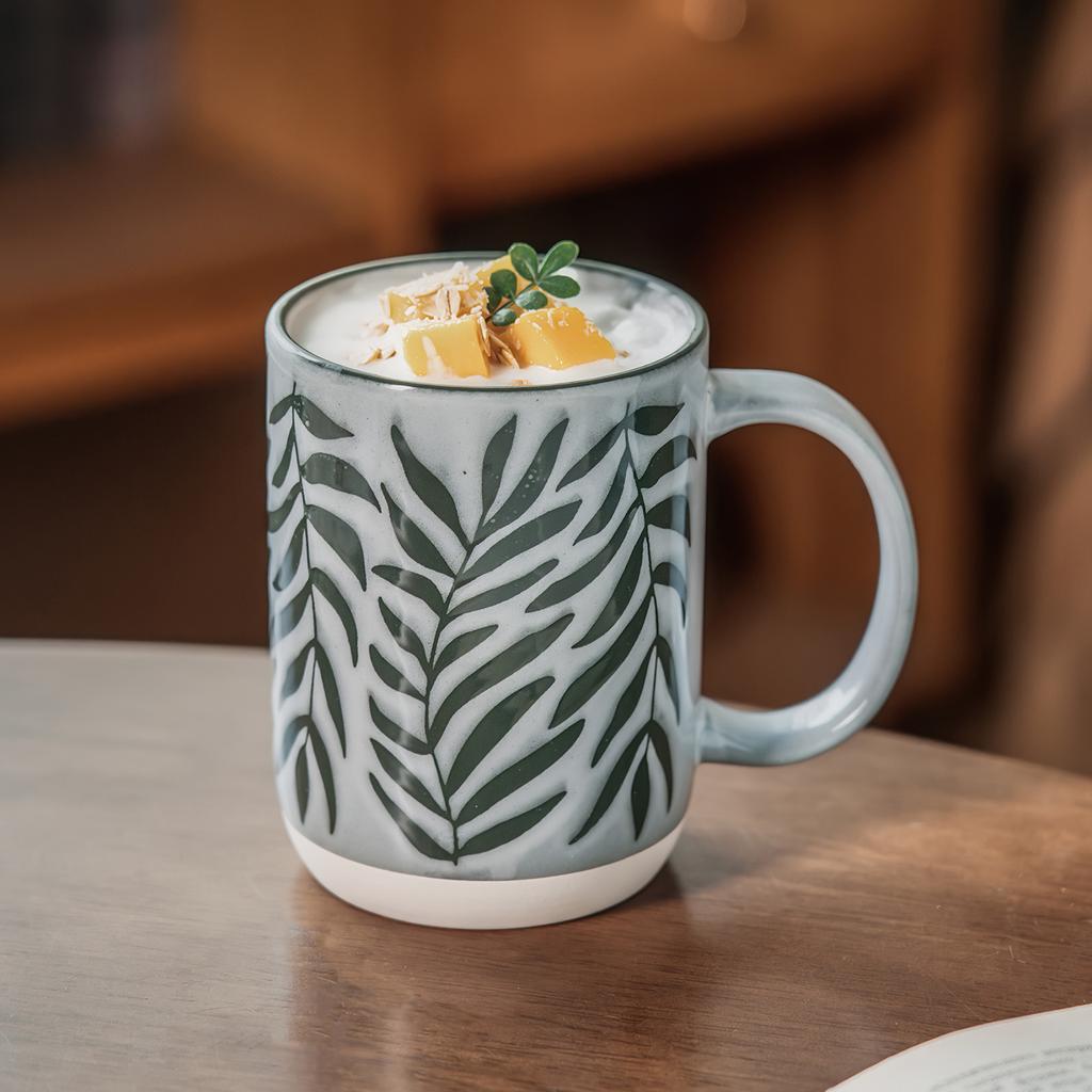 Special Ceramic Mug Home Office Large Capacity Coffee Cup Water Cup Tea Cup Breakfast Cup