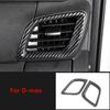Carbon Fiber 2X Front Side Air Outlet Vent Cover Trim For Isuzu D-Max 2021 2022