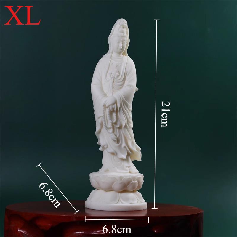 Ornamenti di Guanyin Frutto d'Avorio Statue di Buddha Cinesi Decorazione Soggiorno Casa Statua Decorativa Feng Shui Statue di Buddha da Venerare