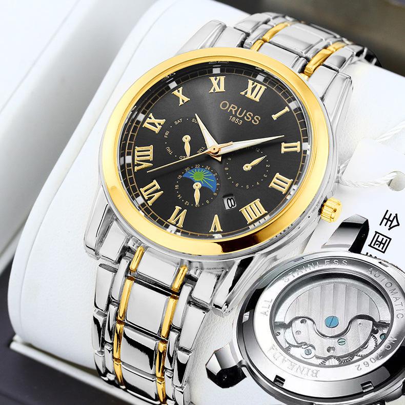 Kuaishou Uhr Herren Fälschung Mechanische Uhr Automatische Uhr Großes Zifferblatt Wasserdicht Leuchtend