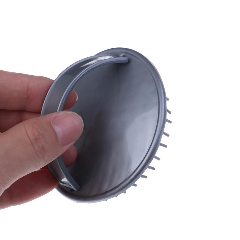 Shower Hair Shampoo Brush Comb Silicone Massage Scalp Anti-Skid Hairbrush Care