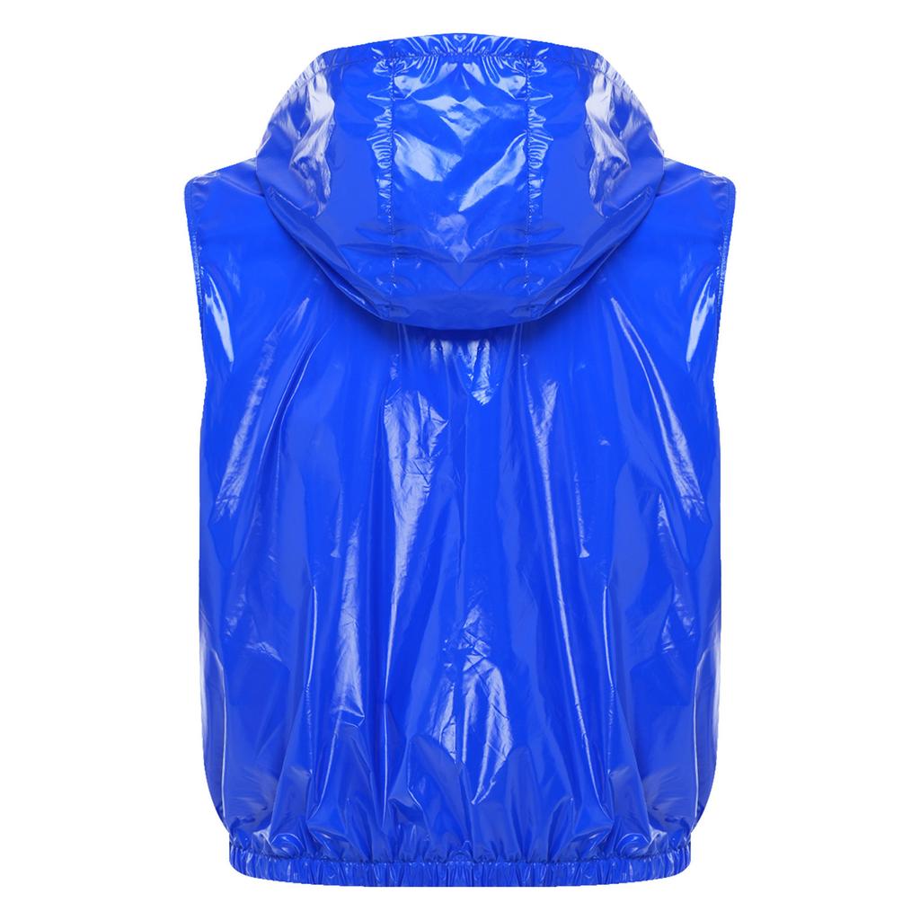 Men Waterproof Sports Tracksuit Front Zipper Sleeveless Vest with Detachable Hood and Jogging Pants for Workout Cycling Running Gym