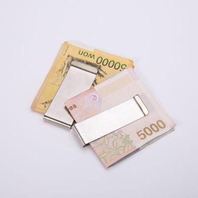 Stainless Steel Money Clip Bill Card Hi-pass Organizer Tongs