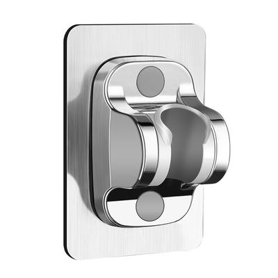 Shower Head Bracket Strong Adhesive Adjust Angle Drilling Free Shower Wand Holder for Bathroom