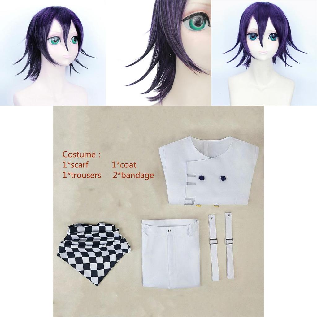 Authentic Danganronpa V3 Ouma Kokichi Cosplay Costume Full School Uniform Set