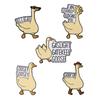 3-10pcs/set Cute Animal Enamel Pins Pet Dogs Raccoon Red Eared Rabbit Panda Brooches Lapel Badge Funny Jewelry Gifts for Friends