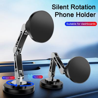 1 Set Autotelefonhalter Sicherer leistungsstarker magnetischer praktischer Halter 360-Grad-Drehung Autotelefonhalter für Armaturenbrett oder Windschutzscheibe