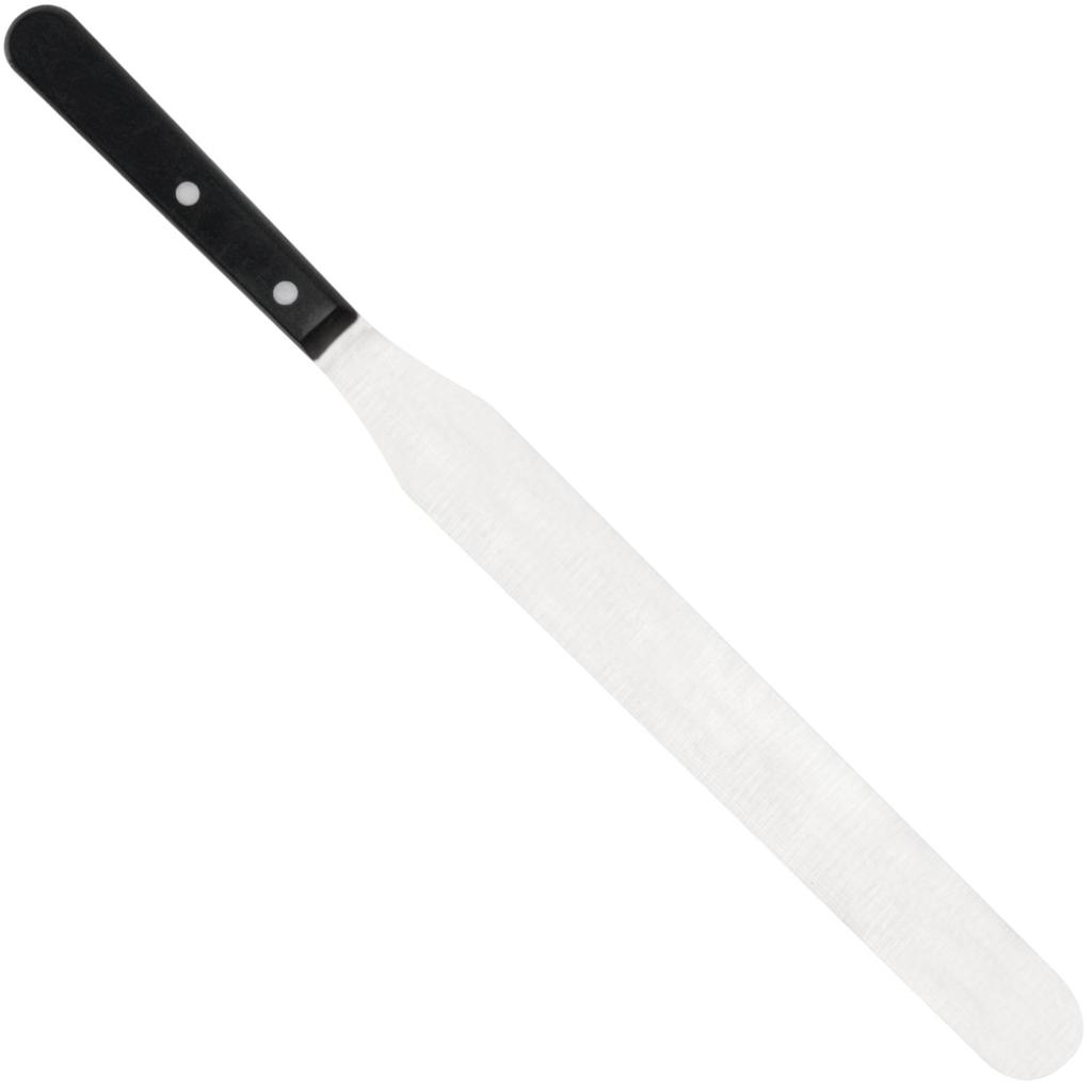 Hendi 840931 300 mm flat flexible pastry spatula for spreading creme cakes