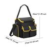 Large Capacity Tool Kit Wear-resistant Tool Tote Bag Removable Baffle Tool Organizer  Workshop