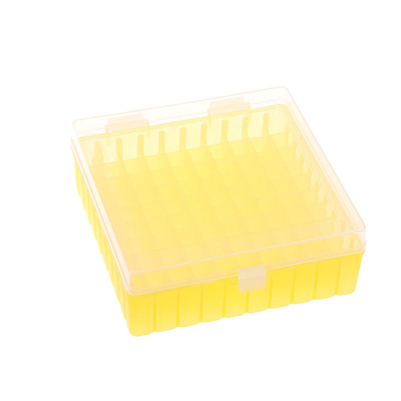 Πλαστική Εργαστηριακή Θήκη Σωλήνων 100 Οπών Ράφι Χρήση Για Σωλήνα Κρυοσυντήρησης 2ml 1.5ml 1.8ml Με Καπάκι Σύνδεσης