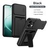 Shockproof Armor Card Slot Bracket Holder Slide Lens Protect Phone Case For OPPO A6 Pro A6 A6X 4G A6S 5G Wallet Back Cover