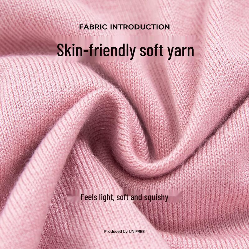 UNIFREE Sweet Bowknot Embroidered Short Knit Cardigan