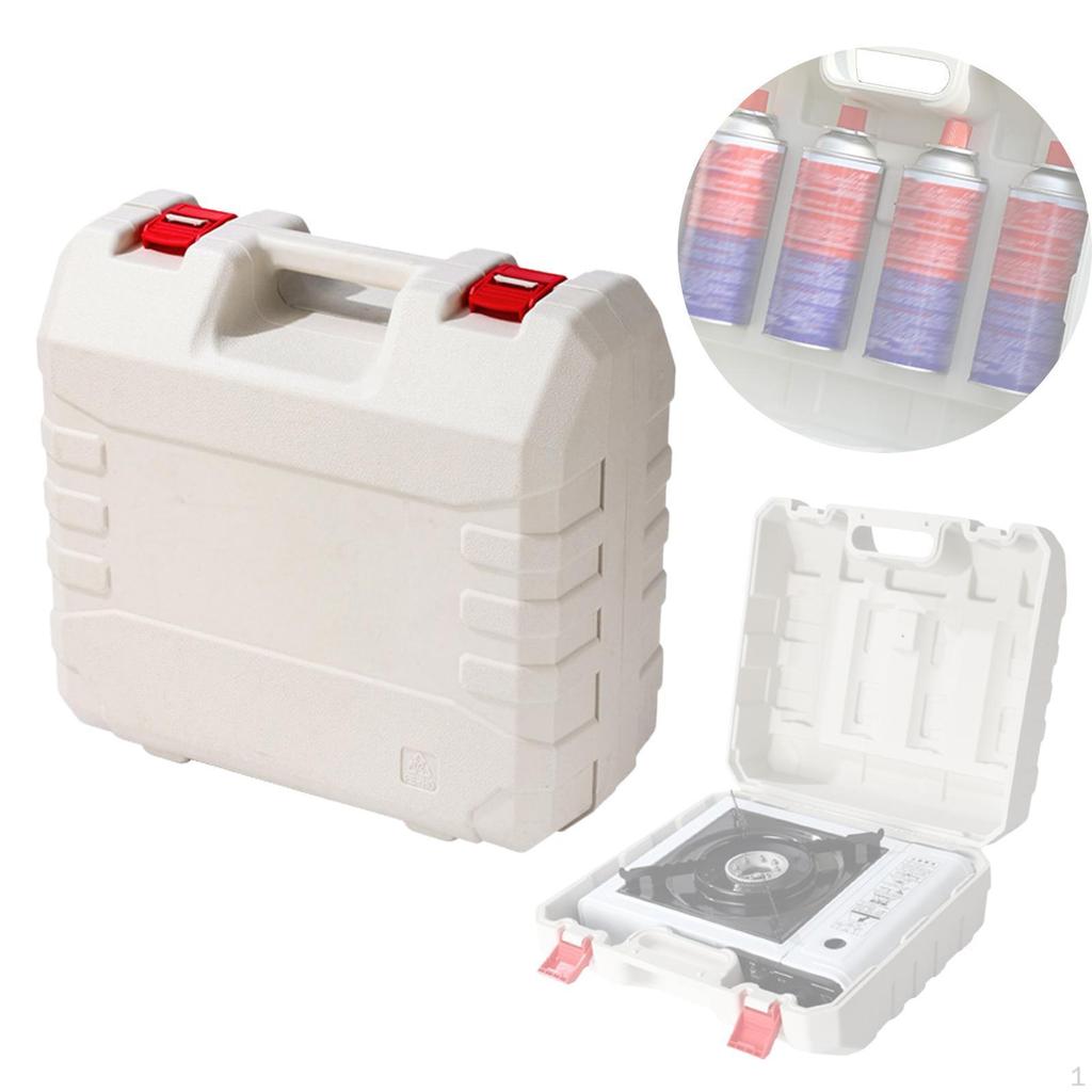 Tank Storage Cover Burner Stove Carry Case Windbreak 4 Gas Canisters -bag Camping -storage for