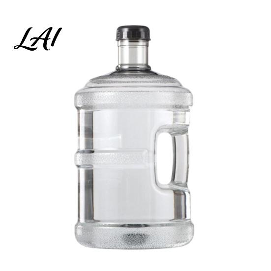 Large Capacity Water Storage Jug with Handle And Cap Reusable Dispensers Sealed Twist Off Cap Food Grade Plastic Transparent Bottle for Home Office
