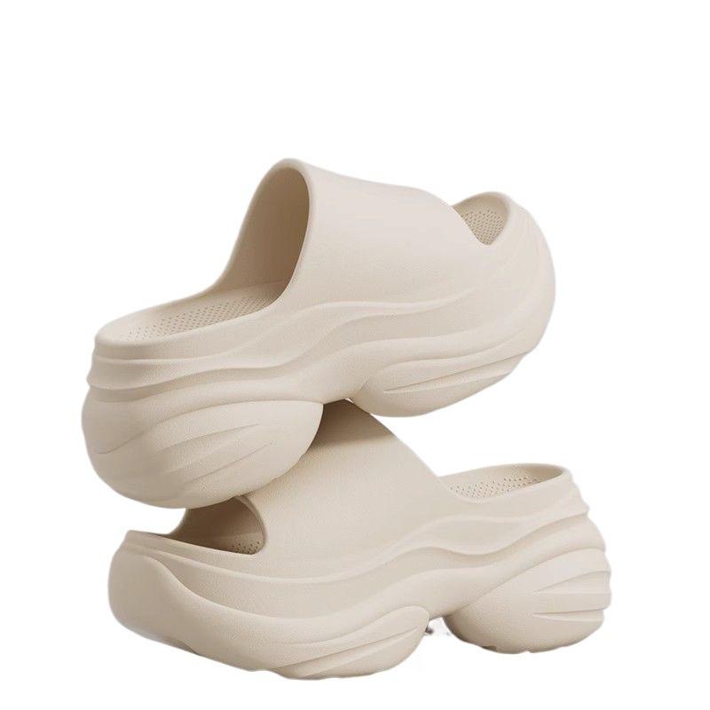 Thick-soled Slippers Women Wear In Summer, Small People Increase Height, Fashionable Muffin Bottom EA Outdoor Non-slip Home Sandals