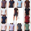 Womens Summer Yoga T Shirt With Breathable Fabric For Running And Fitness Practice