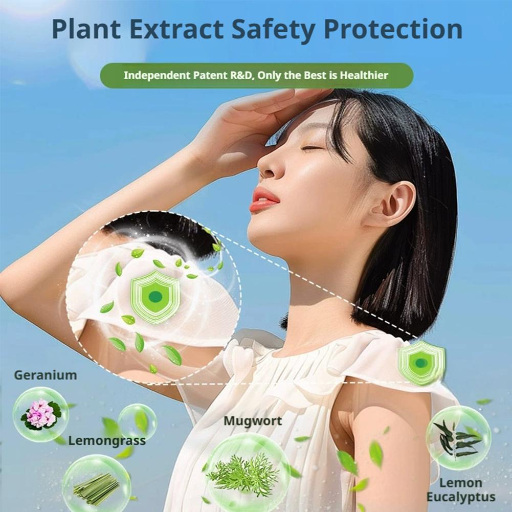 10PCS Anti-Mosquito Patch Plant Essential Oil Long-Acting Portable For Adult Babies Mosquito Paste Non-Irritating Outdoor Use
