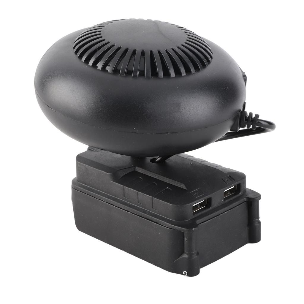 Car Heater Small Portable Office Bathroom Smart Thermostat 170W 2 Levels Adjustable for 18V 5pin WA3551 Li Ion Battery