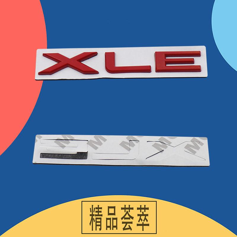 3D Premium XLE for car Tailgate Fender trunk Rear Bonnet Decal Emblem Badge Sticker Accessories