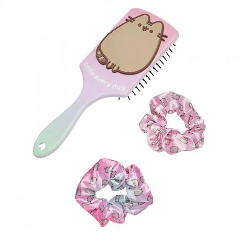 Pusheen Smile Every Day Hair Brush Set