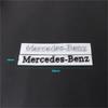 3D ABS Car Badge Rear Trunk Body Sticker Emblem Decoration For Mercedes Benz AMG W108 W124 W126 W140 W205 W201