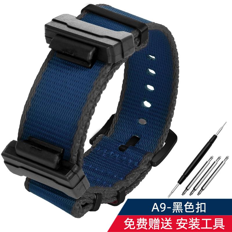 16mm Adapter+ Conversion Nylon Strap For Casio Gshock GA120 GA100 5600 GWM5610 DW6600 Watchband Accessories