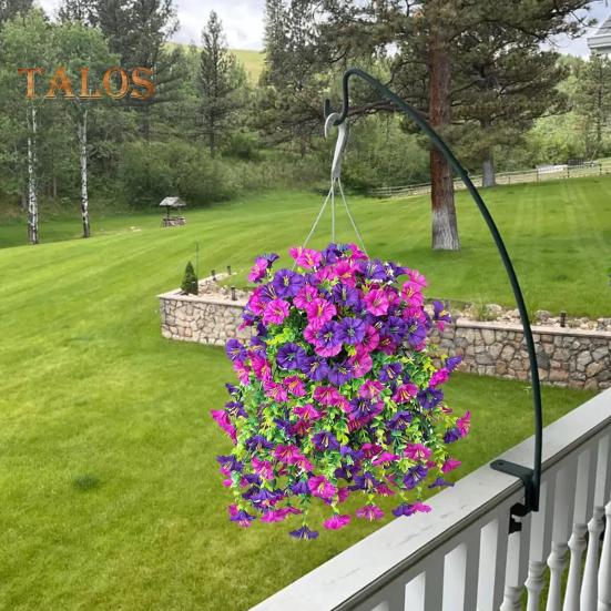 Simulated Morning Glory Exquisite Craftsmanship Artificial Flowers Vibrant Color Easy To Maintain Festive Party Decor