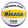 MIKASA Beach Volleyball, Internationally Certified Ball (Adult, University, High School, and Junior High School), White/Yellow/Blue/Red, BV550C-WYBR,
