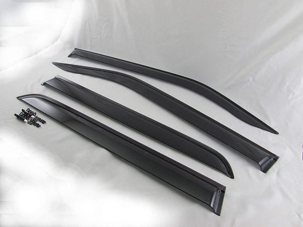 BRIGHTZ Wagon R Stingray MH34S MH44S Side Door Visors with Hardware Compatible with MH and 44 Wagon R Stingrays [INJ-V-122] MH34, MH44, H34, H44, 34,
