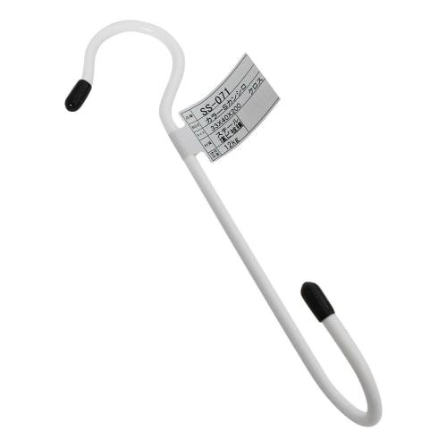 

Waki Sangyo Color S-Curve Cloth Hook, Hanging Hook, White, Diameter 33 x 40 x Length 200mm, SS-071