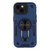 For iPhone 14/13 Case with Kickstand Shockproof TPU+PC Phone Back Cover