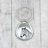 Ardennes Horse - Keychain with a Horse, Keychain with a Print, Personalized Pendant from the Art-Dog Brand
