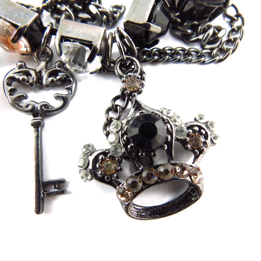 Les Trésors De Lily [J6923] - Bracelet Créateur 'Scarlett' noir