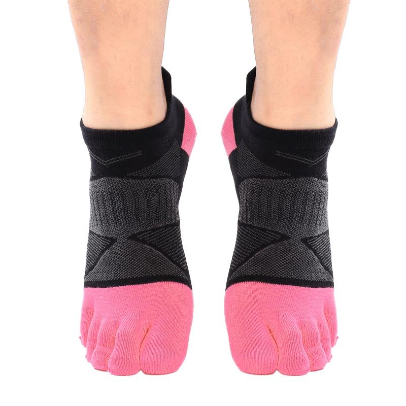 

1 пара спортивных носков, мягкие носки с пальцами, дышащие хлопковые повседневные носки с раздельными пальцами, мужские чулки, впитывающие пот