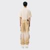 Feng Chen Wang SS25 Jeans Unisex Khaki FENG19TR22