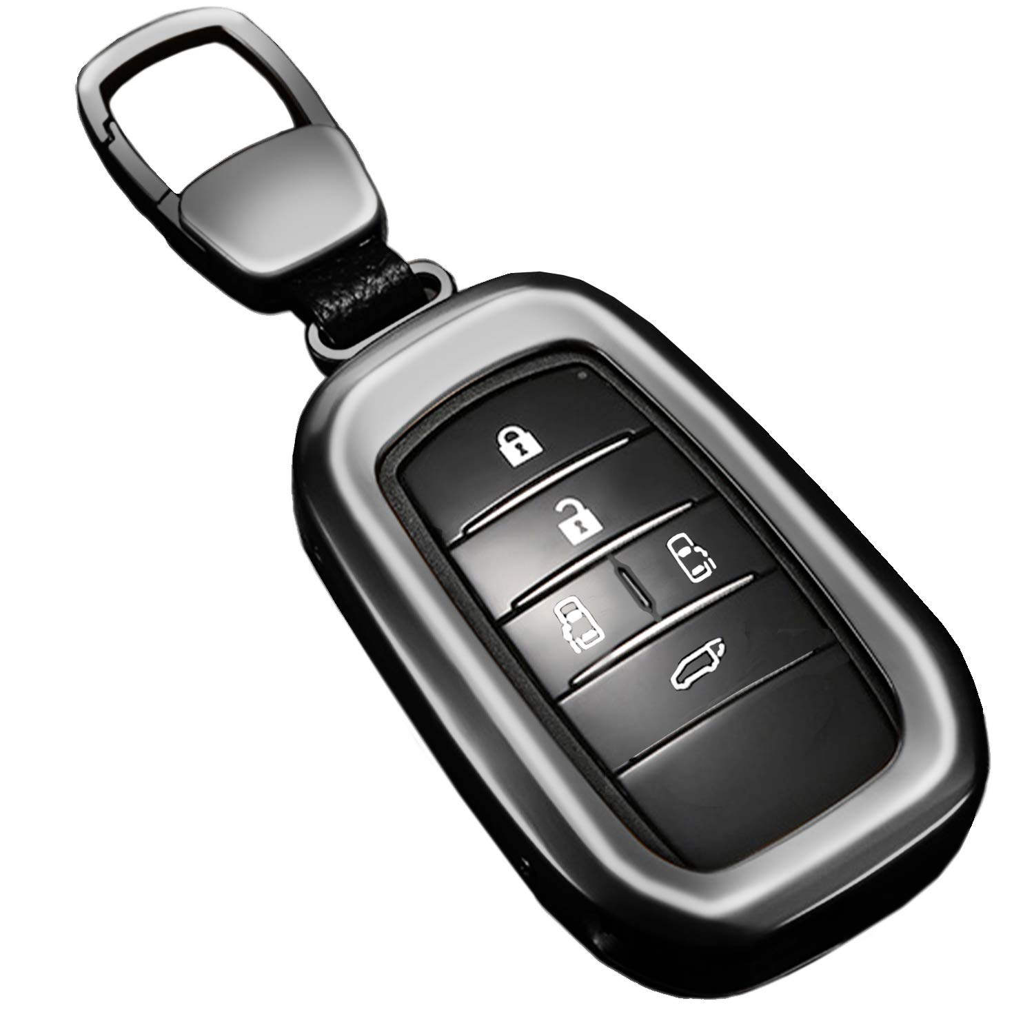 

h&b Universal Smart Key Cover for Toyota Alphard Vellfire 30 Series Harrier 80 Series Gray серый