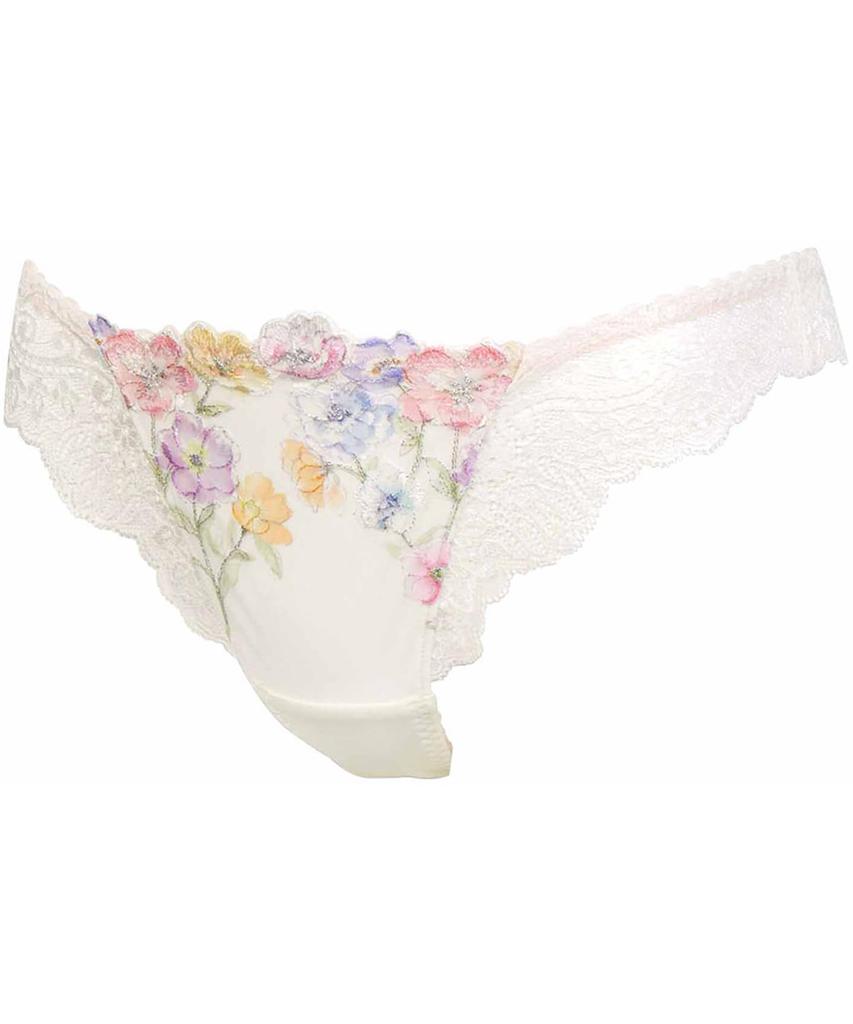 Wacoal Panties Chest Pair with Wide Back PRA420 IV M T-back [Ribbon Bra, Long-Fitting Support] BRB420, Cover, Thong,