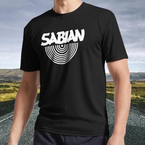New Shirt Sabian Cymbals Drums Logo Active T-Shirt Funny Size S - 5XL M
