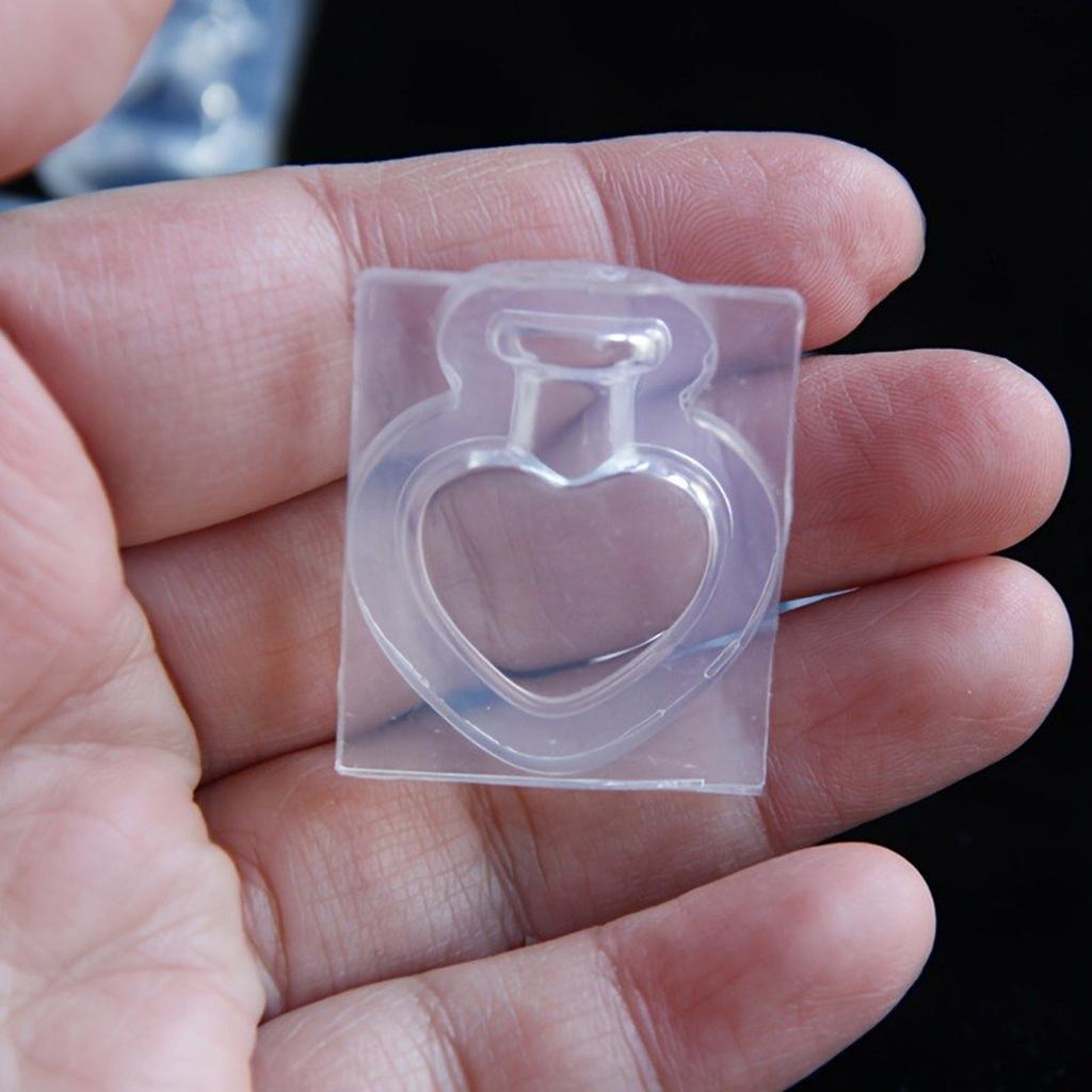 Set of 5 Multi Bottle Design Silicone Mold For Resin Crafts Fondant Jewelry Making Easy Release Reusable Food Grade