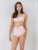 REVE REVE Pink Tweed Bikini Set